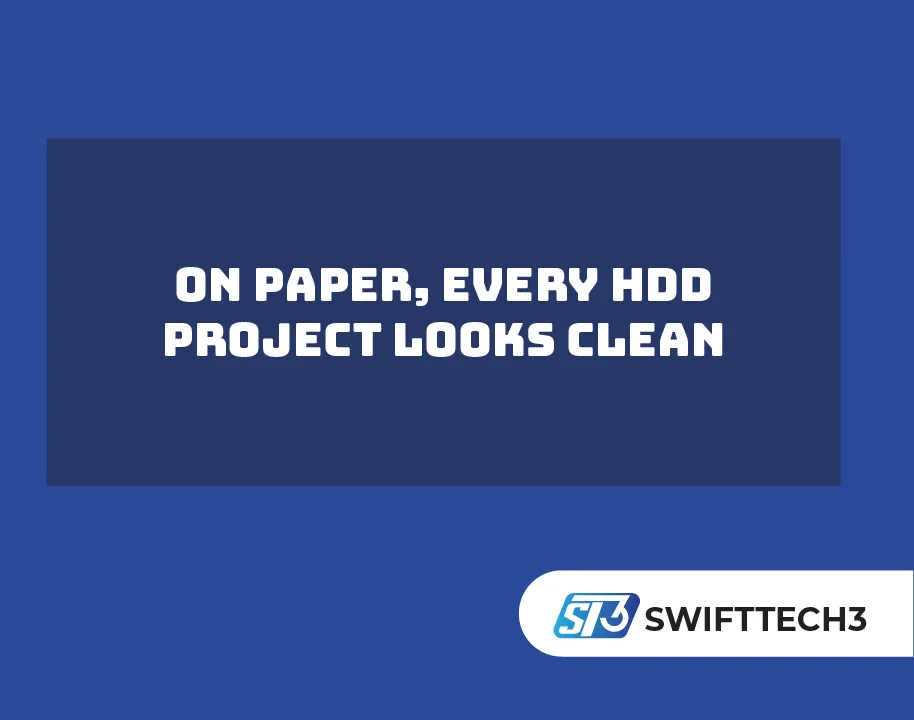On paper, every HDD project looks clean